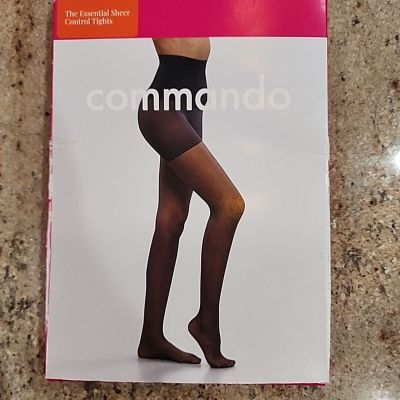 New Women's COMMANDO Light Nude The Essential Control Sheer Tights Size S